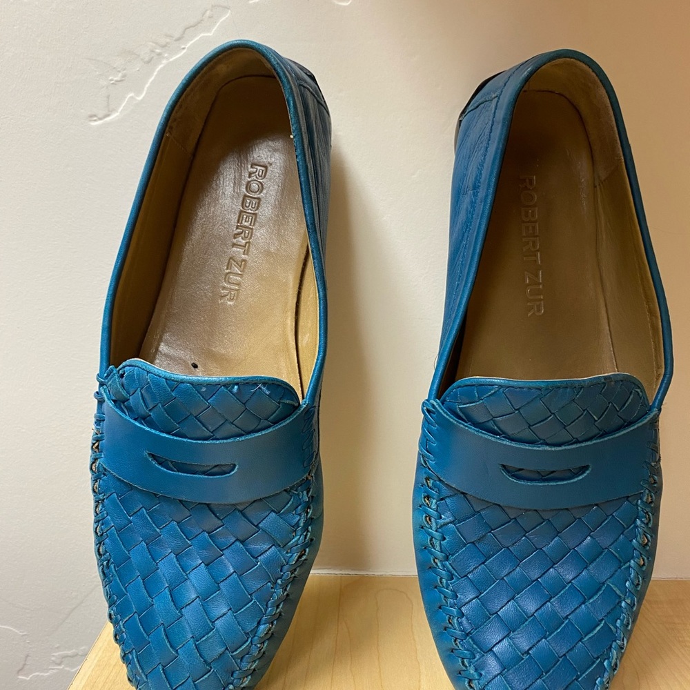 Leather flats